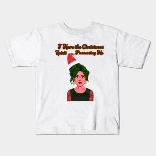 I have the Christmas Spirit Possessing Me Kids T-Shirt